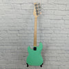 Sawtooth 4 String EP Series Electric Bass Guitar, Surf Green w/White Pearloid Pickguard