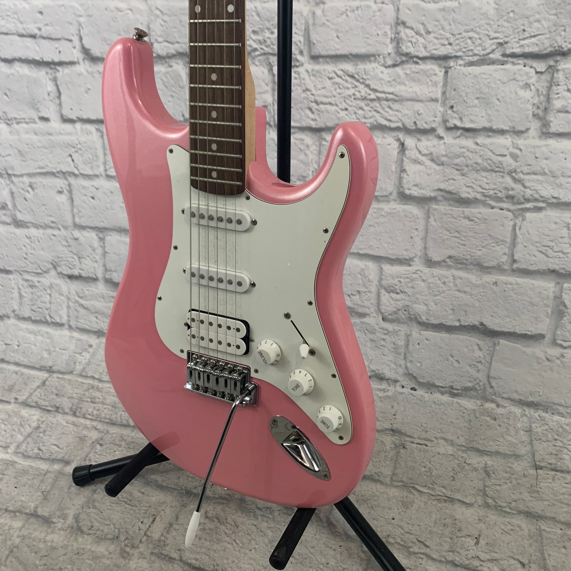 Austin AU733 Electric Guitar - Pink Glitter