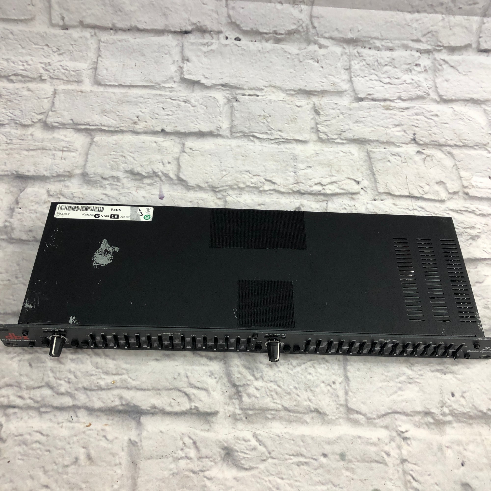 DBX 215 Dual 15 Band Rack Equalizer