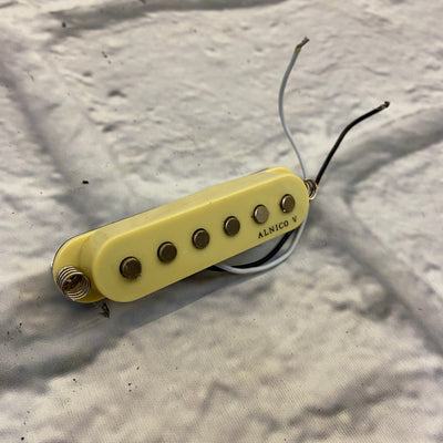 Unknown Alnico V Single Coil Pickup - Cream