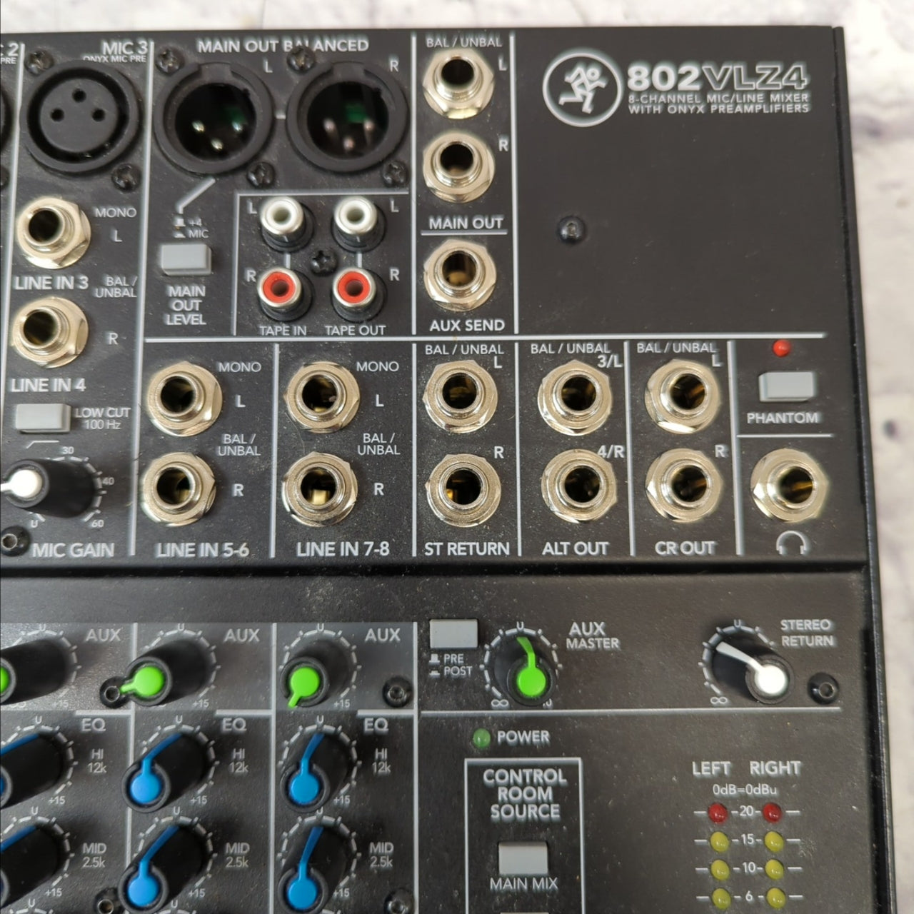 Mackie 802VLZ4 8 Channel Mic/Line Mixer - Evolution Music