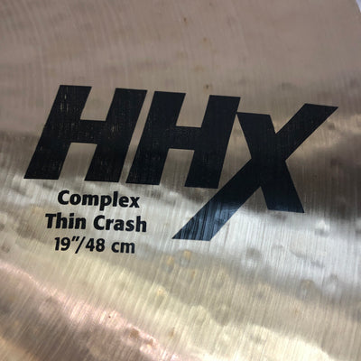 Sabian HHX Complex Thin Crash 19 Crash Cymbal