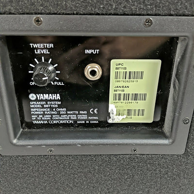 Yamaha BBT110S 1x10 Bass Cabinet