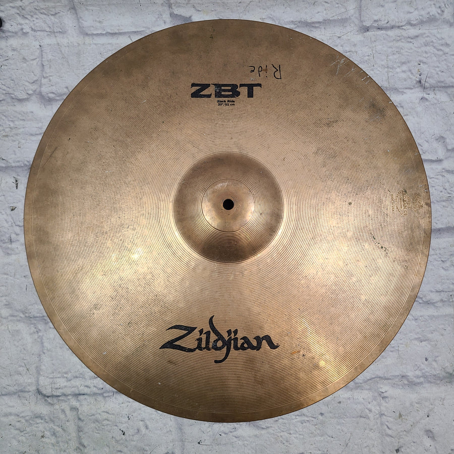 Zildjian ZBT 20" Rock Ride Cymbal Crash Ride Cymbal