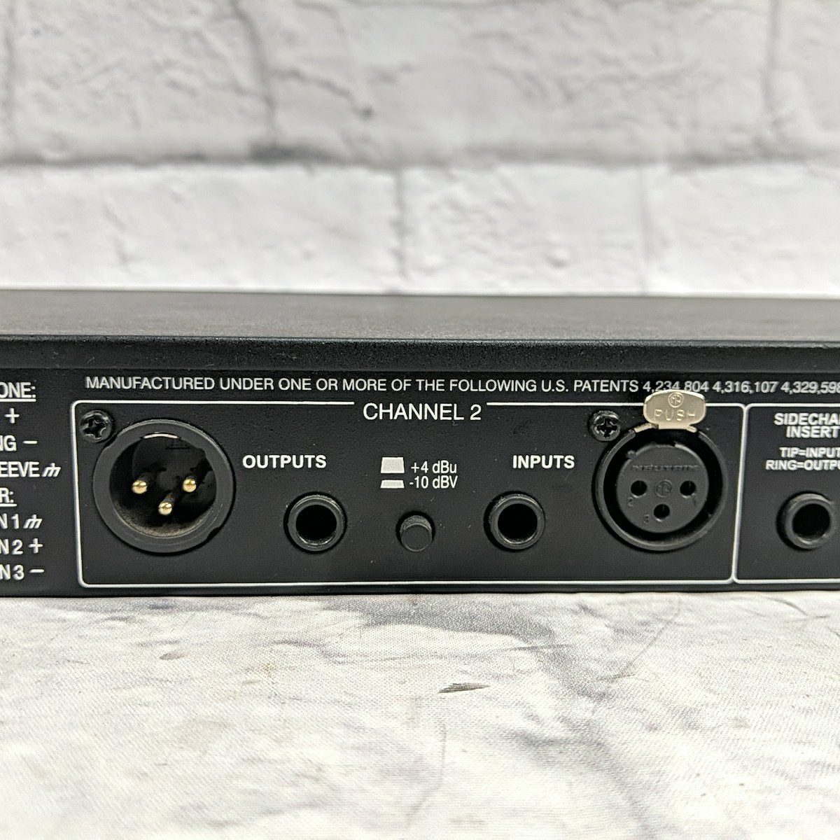 DBX 266XL Rack Compressor Gate
