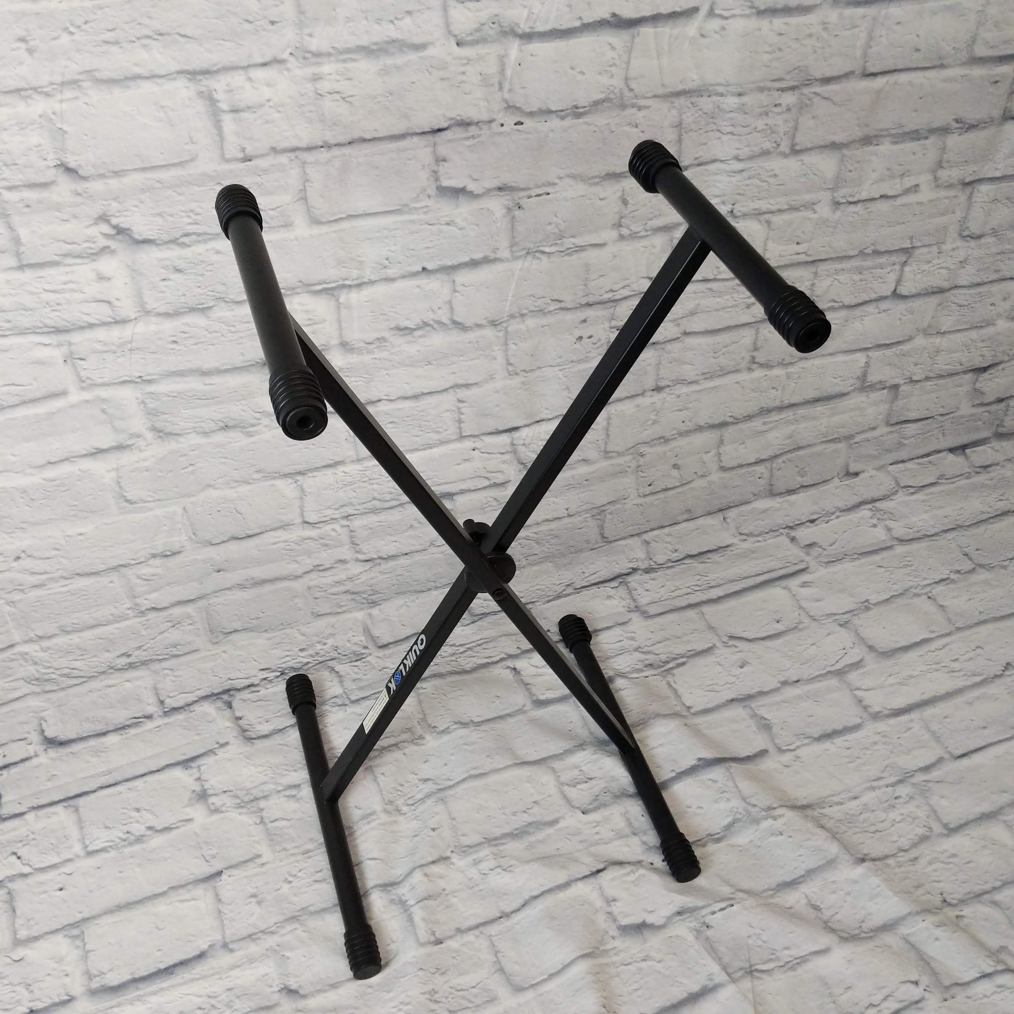 Quik Lok Single Braced Keyboard Stand