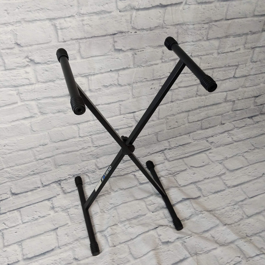 Quik Lok Single Braced Keyboard Stand