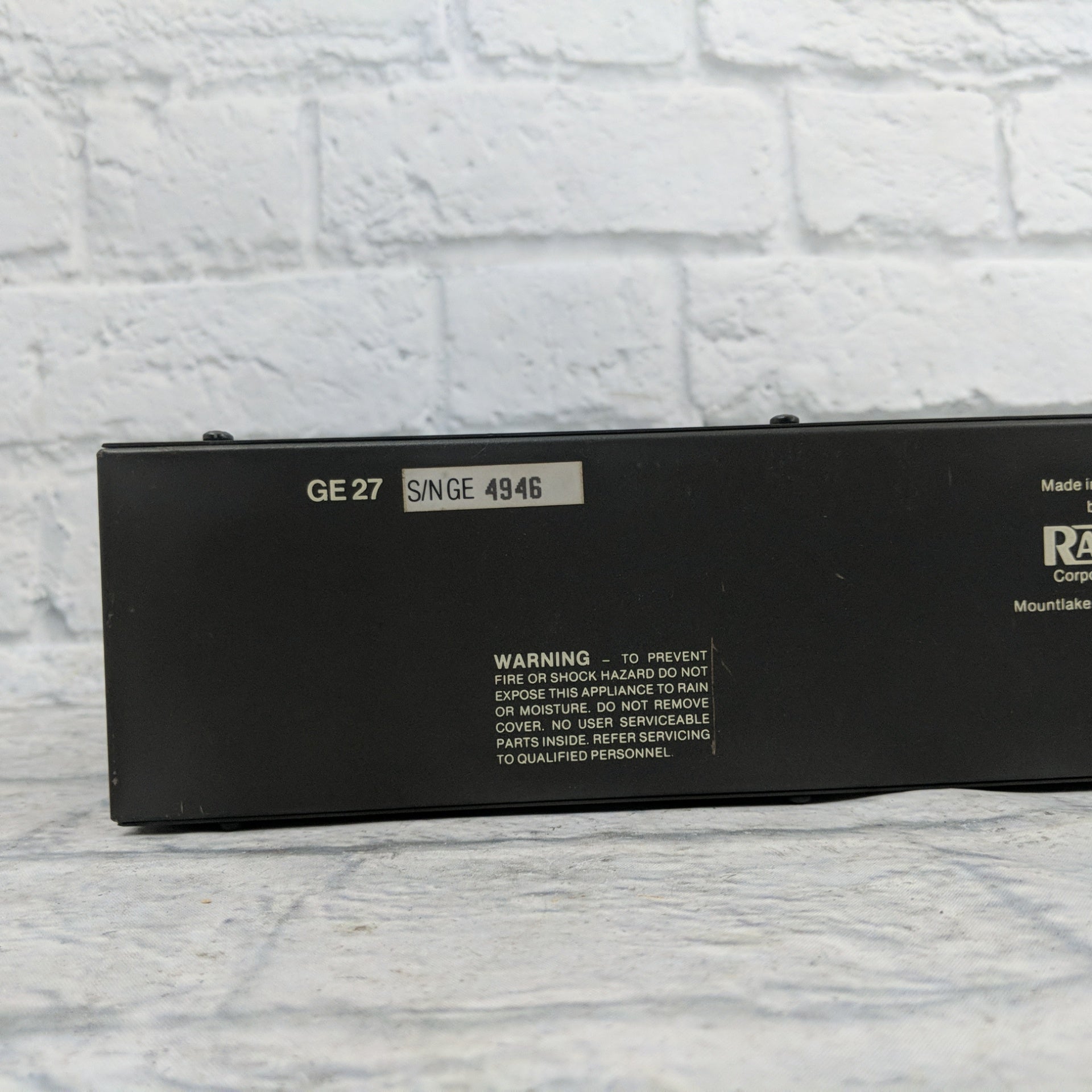 Rane GE27 Graphic Equalizer