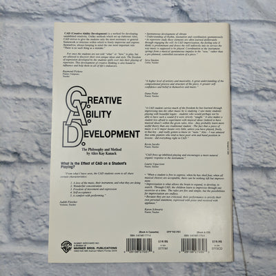 Creative Ability Development, Violin: Piano | Book | Second Hand