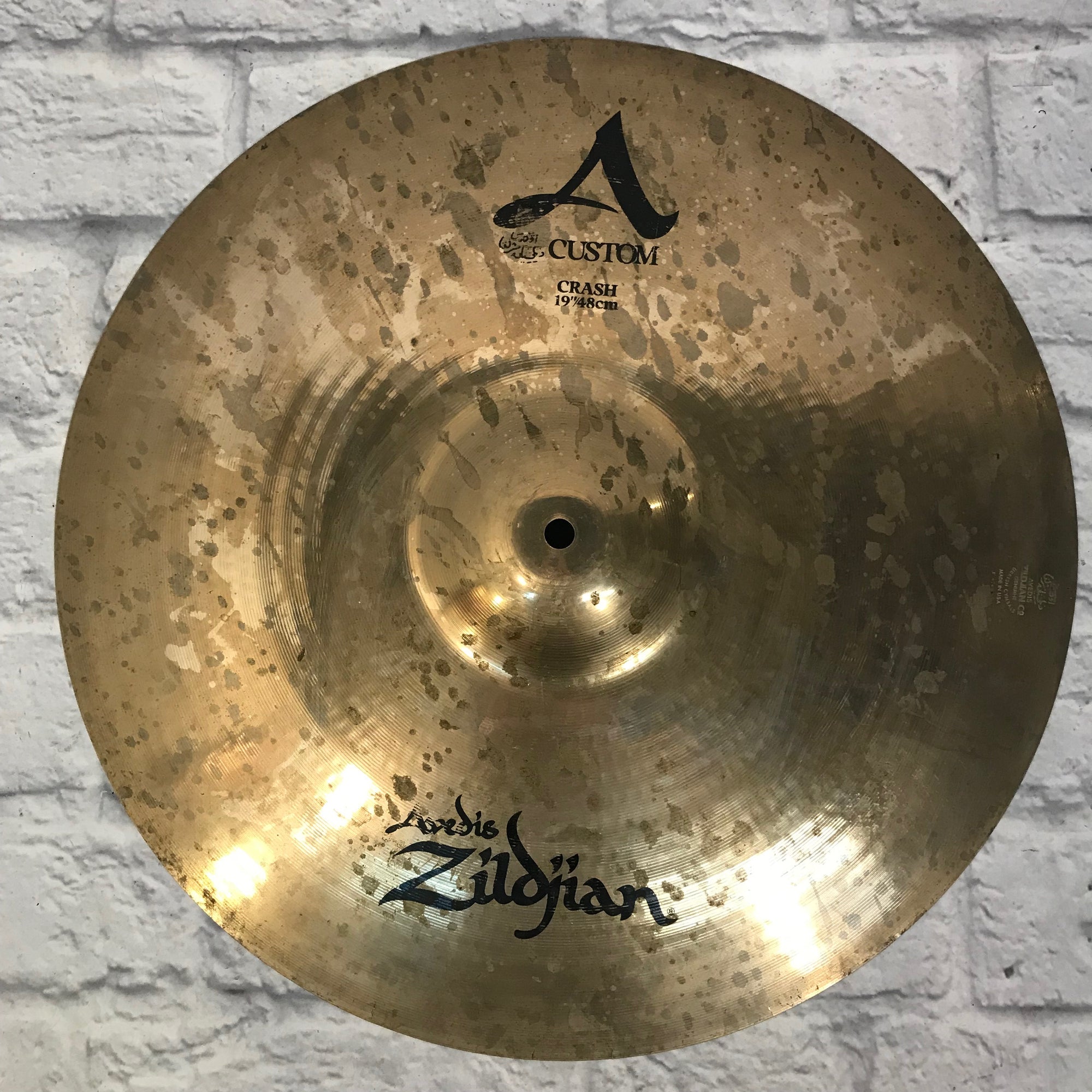 Zildjian A Custom 19in Crash with Crack