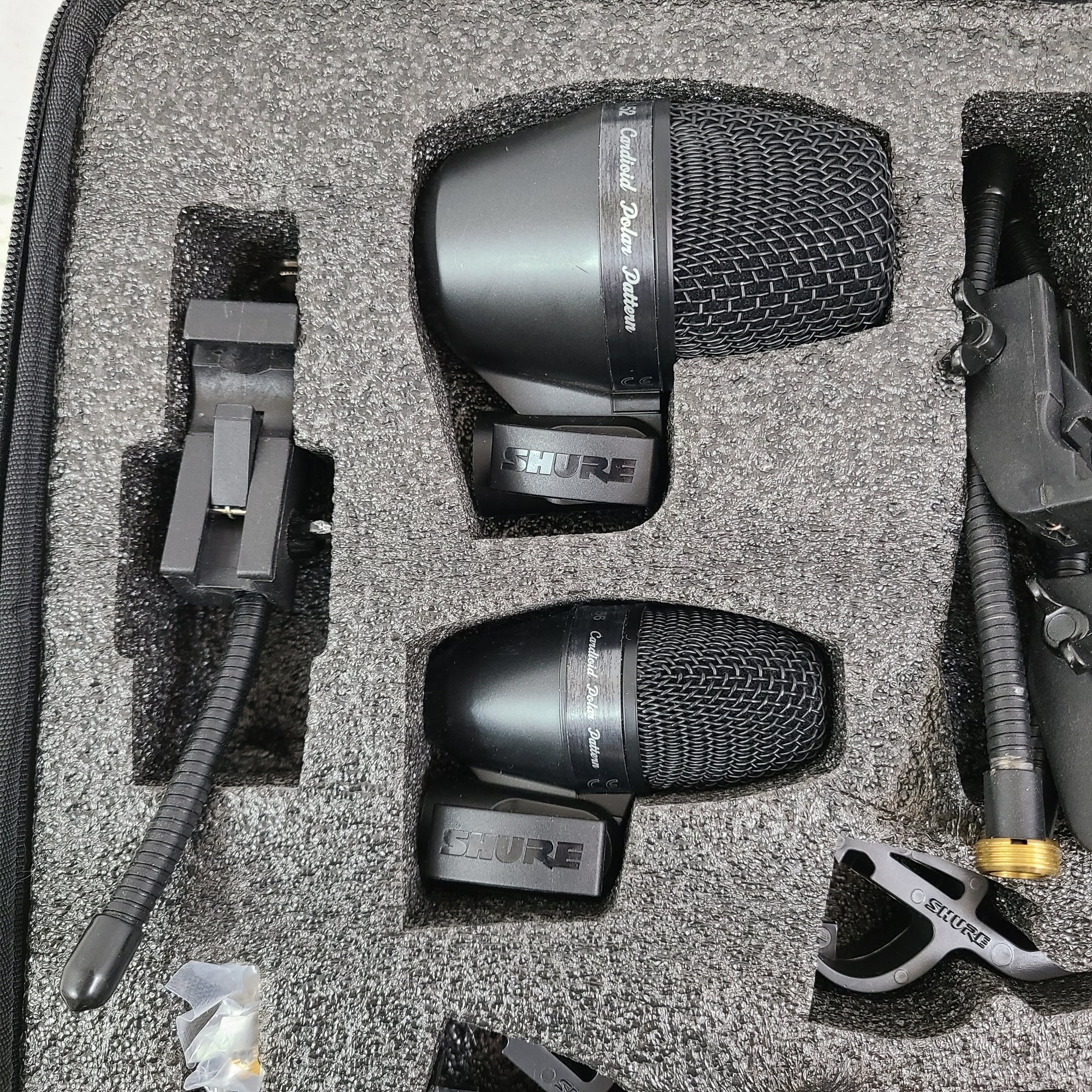 Shure PA56 (3) PGA52(1) Drum Mic Set
