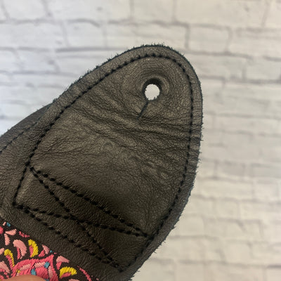 Souldier Pink Paisley Guitar Strap