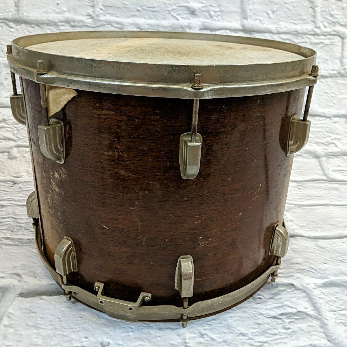 Vintage 1950s Leedy 12 x 15 Mahogany Project Snare