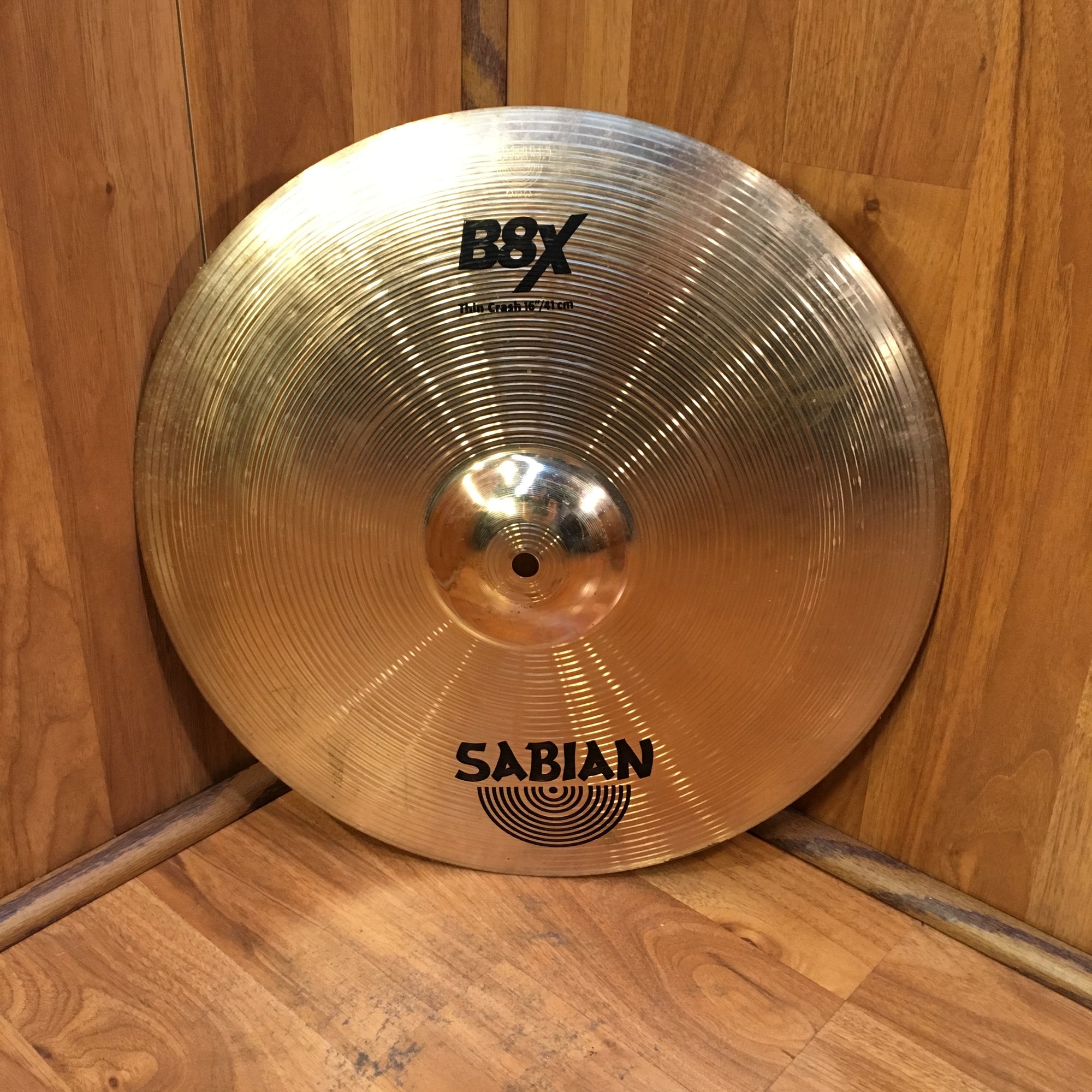 Sabian B8X 16 Inch Thin Crash Cymbal