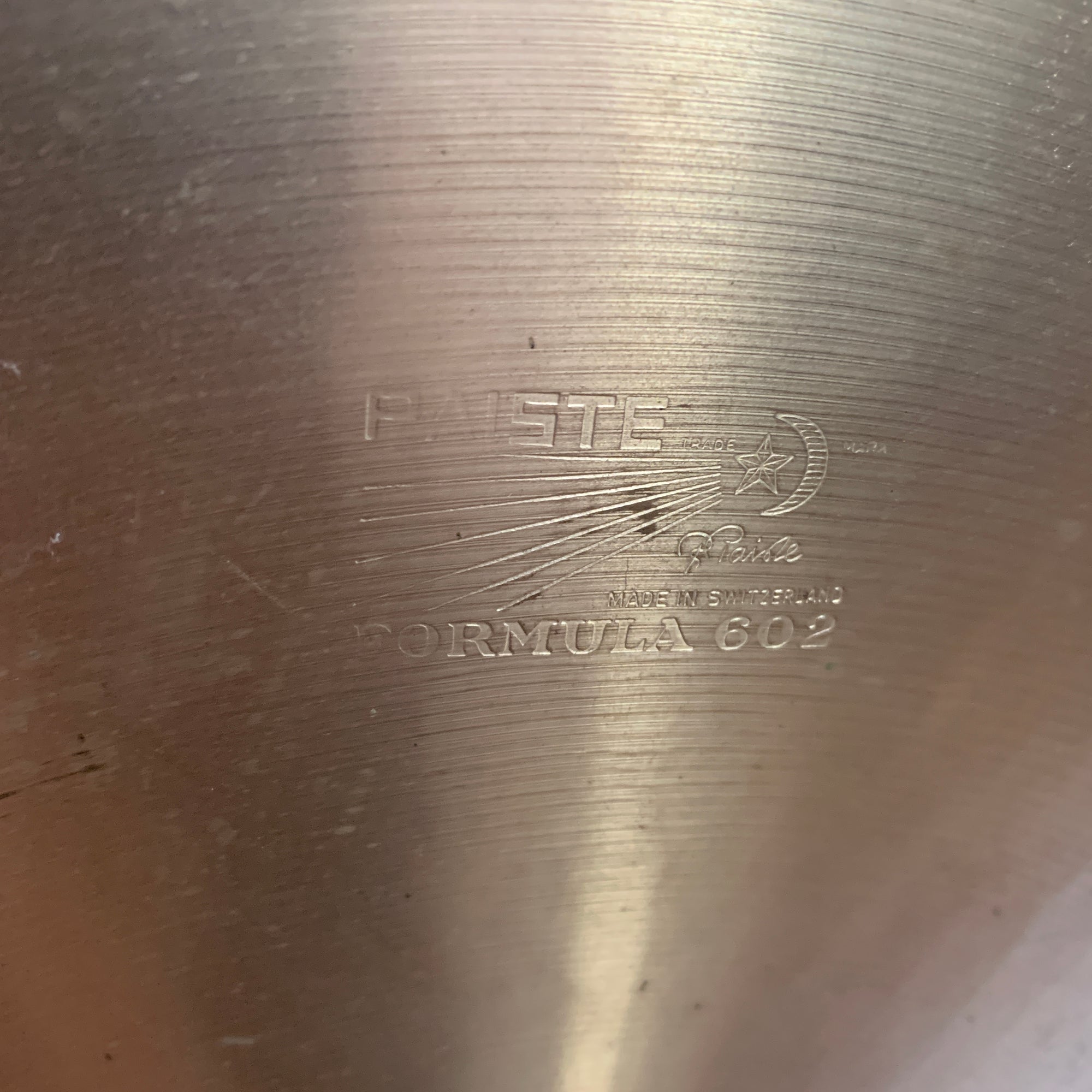 Paiste Formula 602 20 Medium Flat Ride Cymbal
