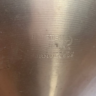 Paiste Formula 602 20 Medium Flat Ride Cymbal