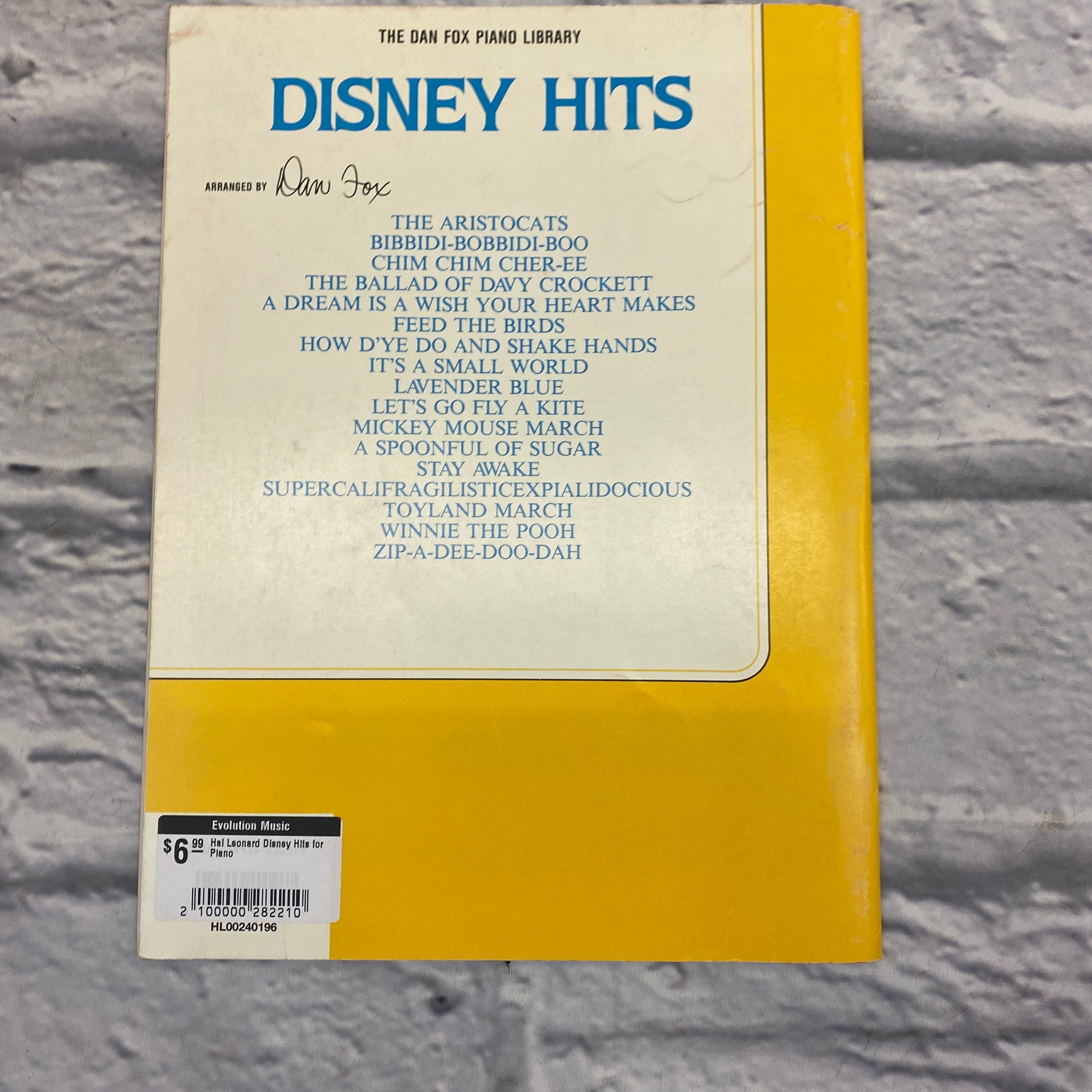 Hal Leonard Disney Hits for Piano