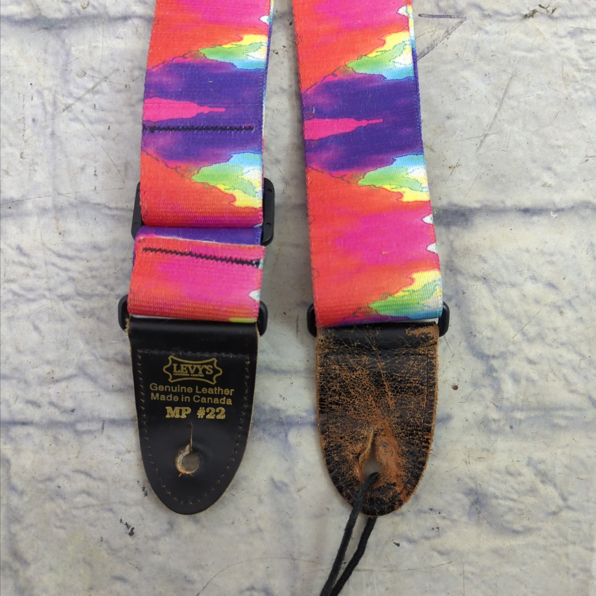 Levy's MP #22  Made in Canada Tie Dye Guitar Strap