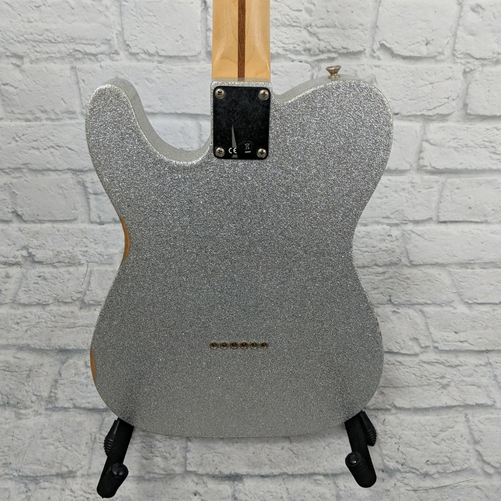 Fender Brad Paisley Road Worn Telecaster Silver Sparkle 2017