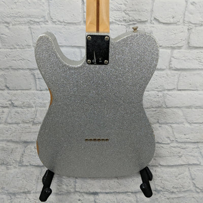 Fender Brad Paisley Road Worn Telecaster Silver Sparkle 2017