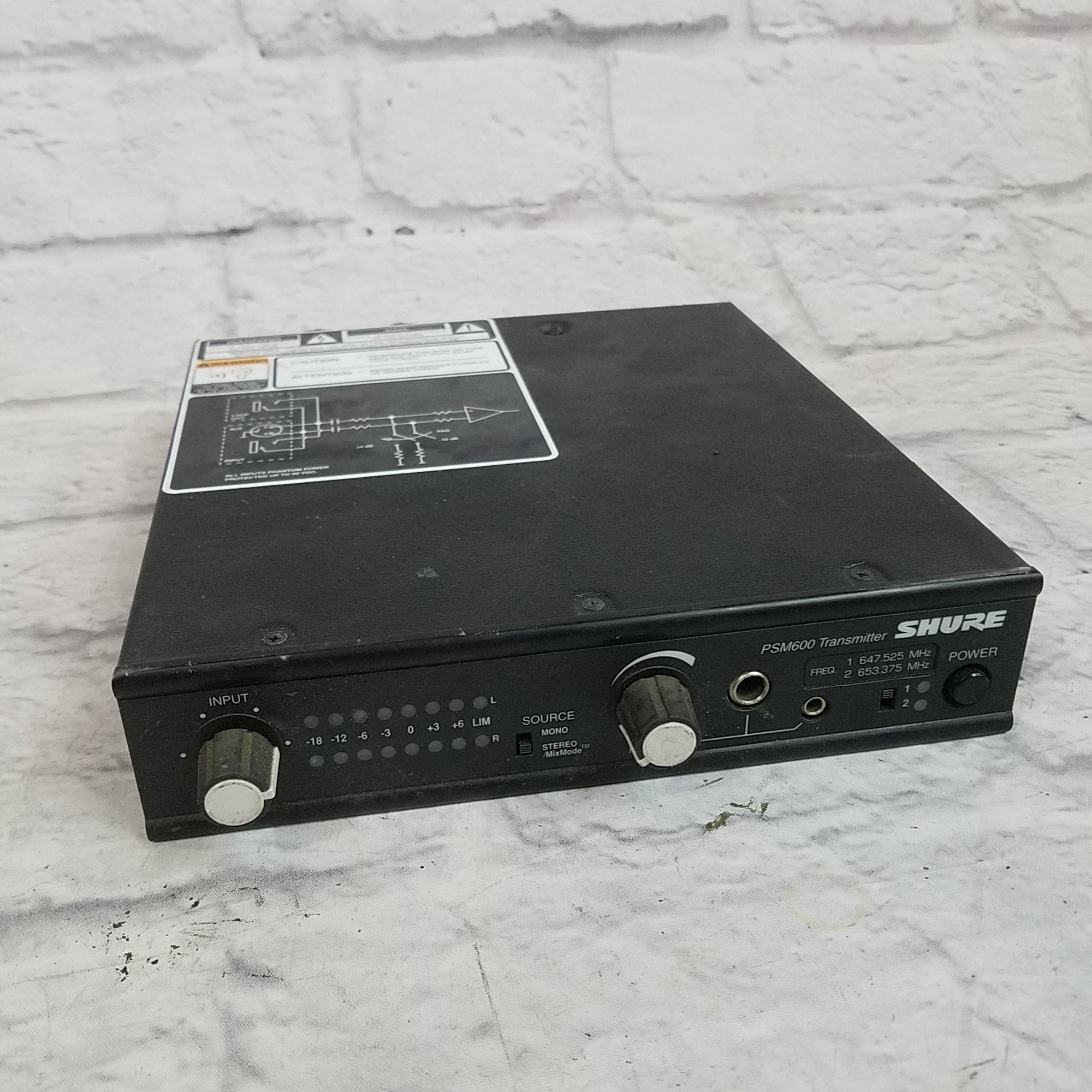 Shure PSM600 Model P6T-HD Transmitter