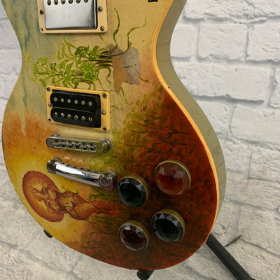 1980 Gibson Les Paul Electric Guitar - Psychedelic