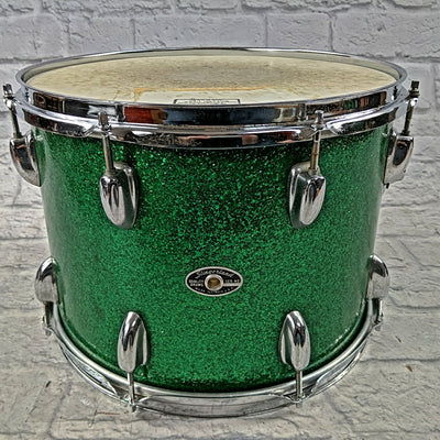 Slingerland 14 Green Sparkle Rack Tom