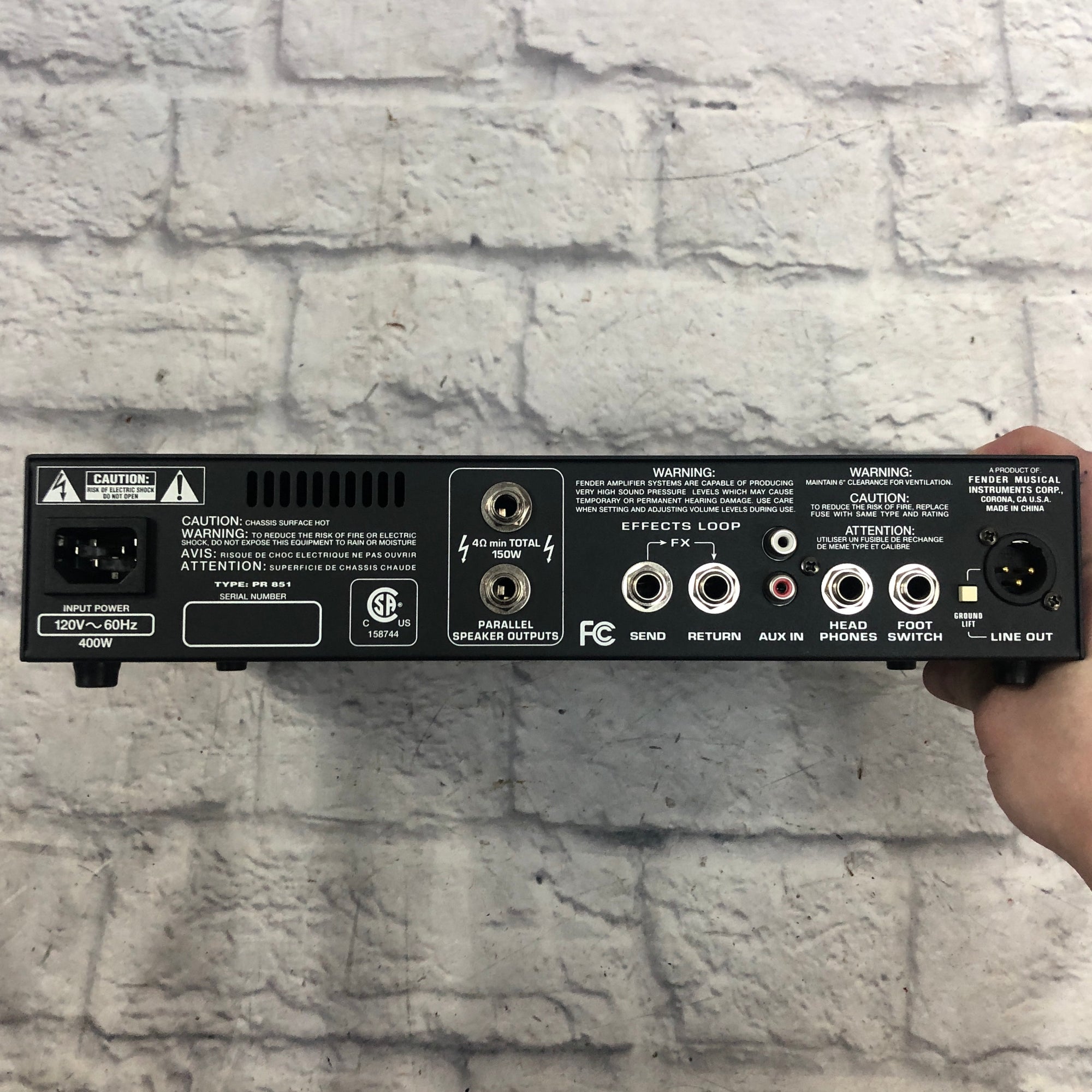 Fender Rumble 150 Bass Amp Head