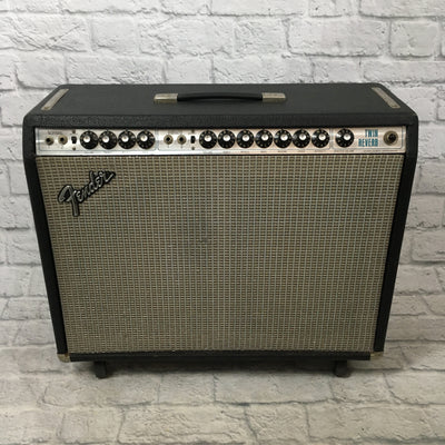 1976 Fender Twin Reverb "Silverface" Combo Amp w/ Original Cover