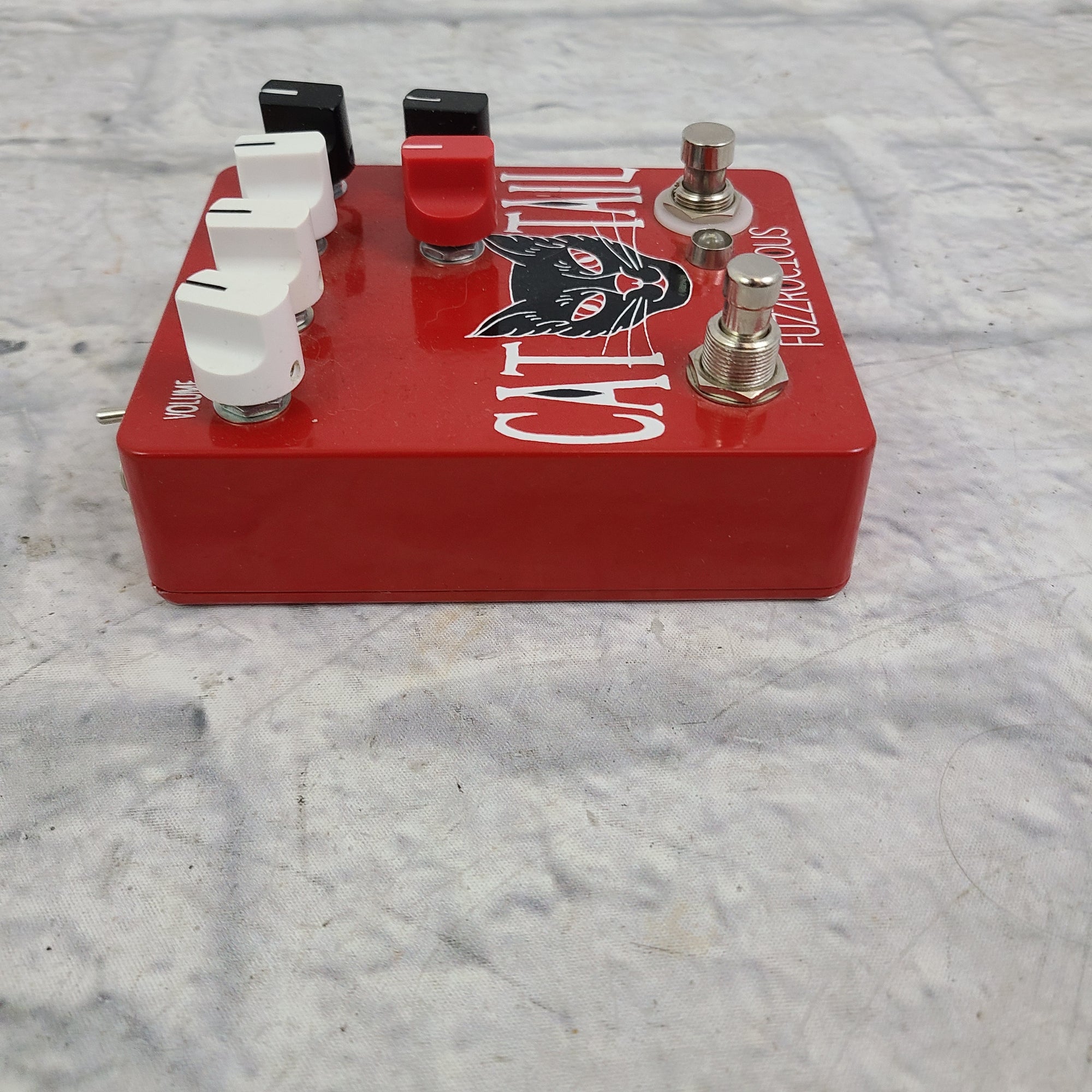 Fuzzrocious Cat Tail Distortion Pedal w/ Momentary Feedback Mod