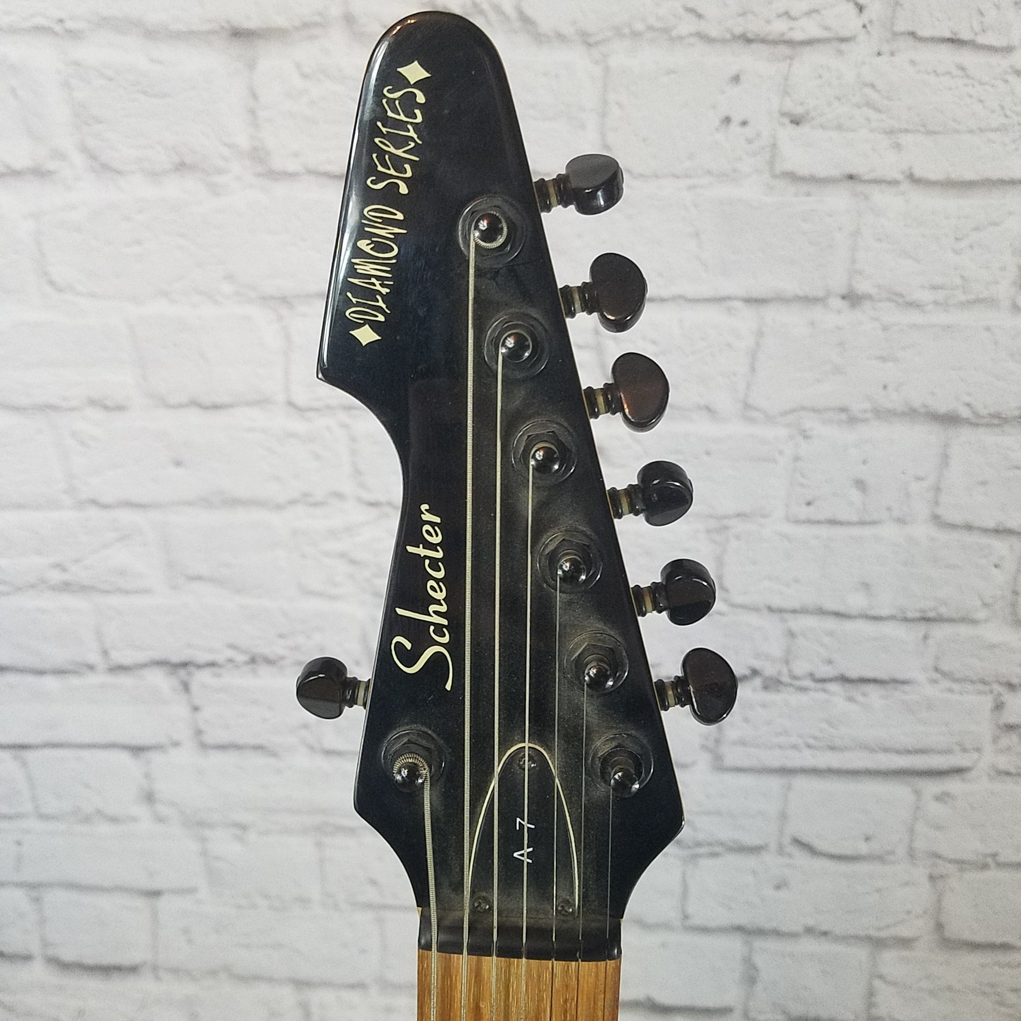 Schecter Diamond Series A-7 Green Electric Guitar with Case