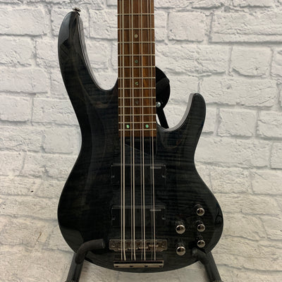 ESP LTD B-208FM 8 String Bass Guitar Transparent Black