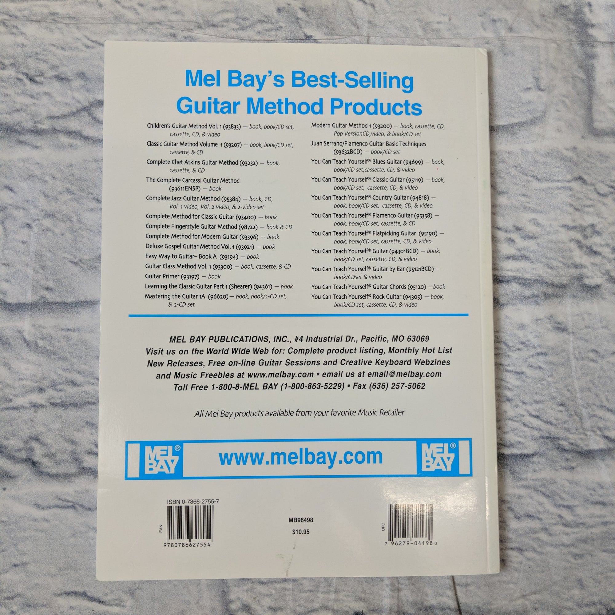 Mel Bay's You Can Teach Yourself Fingerpicking Guitar