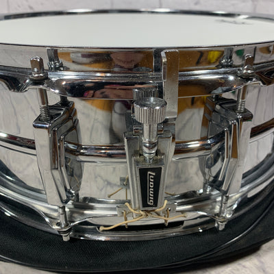 Vintage 1979 Ludwig Supraphonic 10 Lug Blue Olive Pointed Badge 14 x 5 Snare