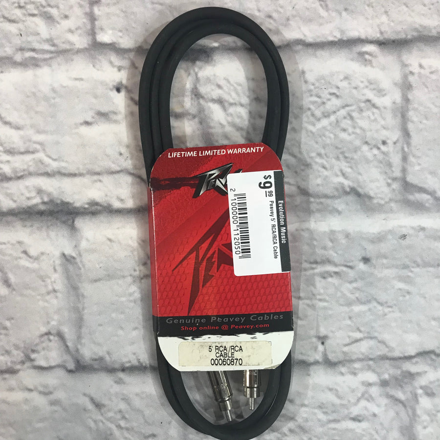 Peavey 5' RCA/RCA Cable