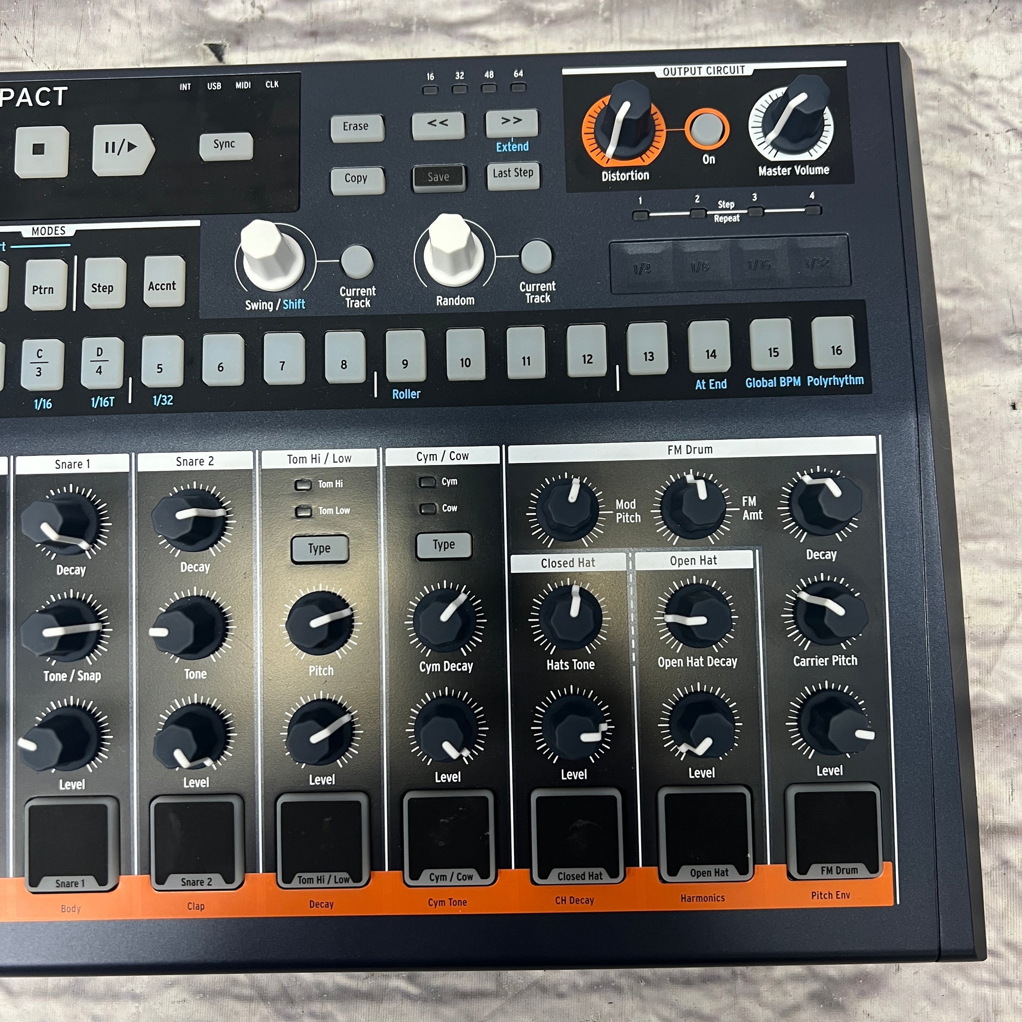 Korg DrumBrute Impact Electric Drum Machine