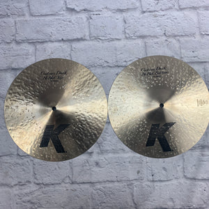 Zildjian 13 K Custom Dark Hi Hat Cymbal Pair