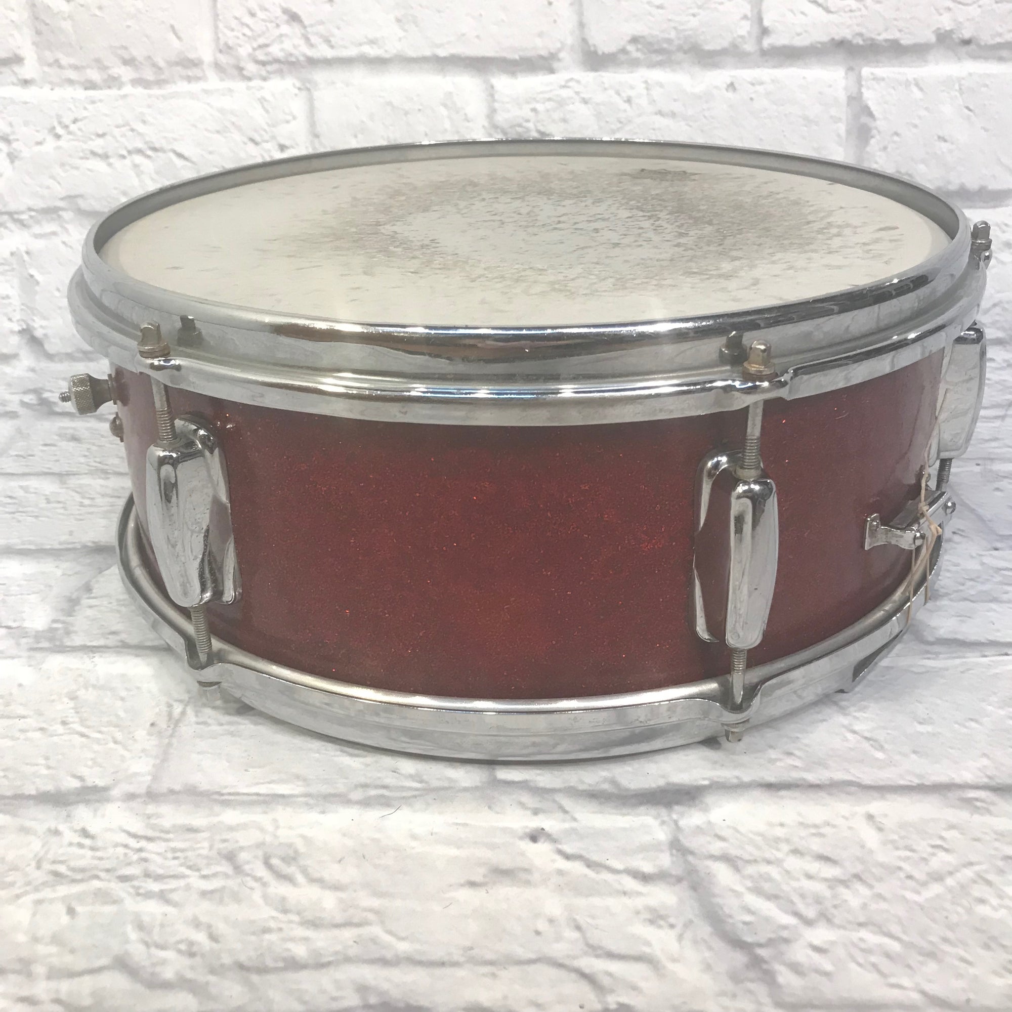 Slingerland 14" Snare Drum Red Sparkle 1950's