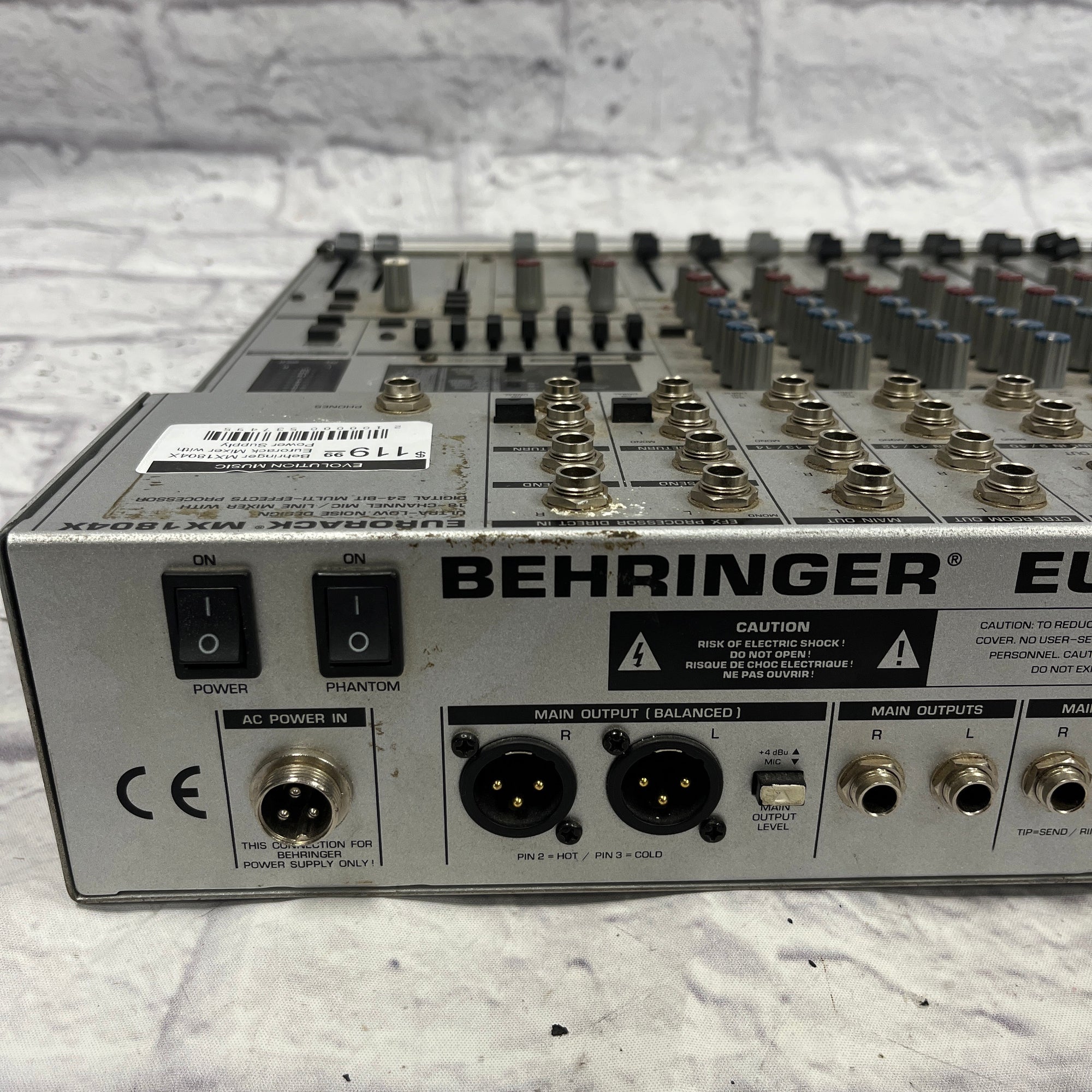 Behringer MX1804X Eurorack Mixer with Power Supply