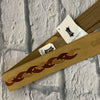 Levy's MS26E-006 Hand Brushed Suede 2.5" Guitar Strap w/ Embroidery