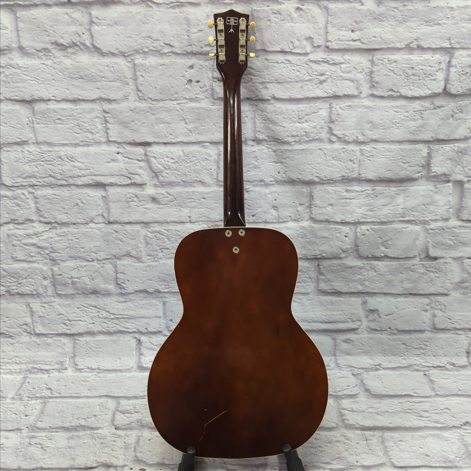 Vintage 1960s Kay Airline N-5 Acoustic Guitar Sunburst with