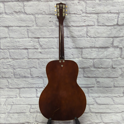 Vintage 1960s Kay Airline N-5 Acoustic Guitar Sunburst with Original Case
