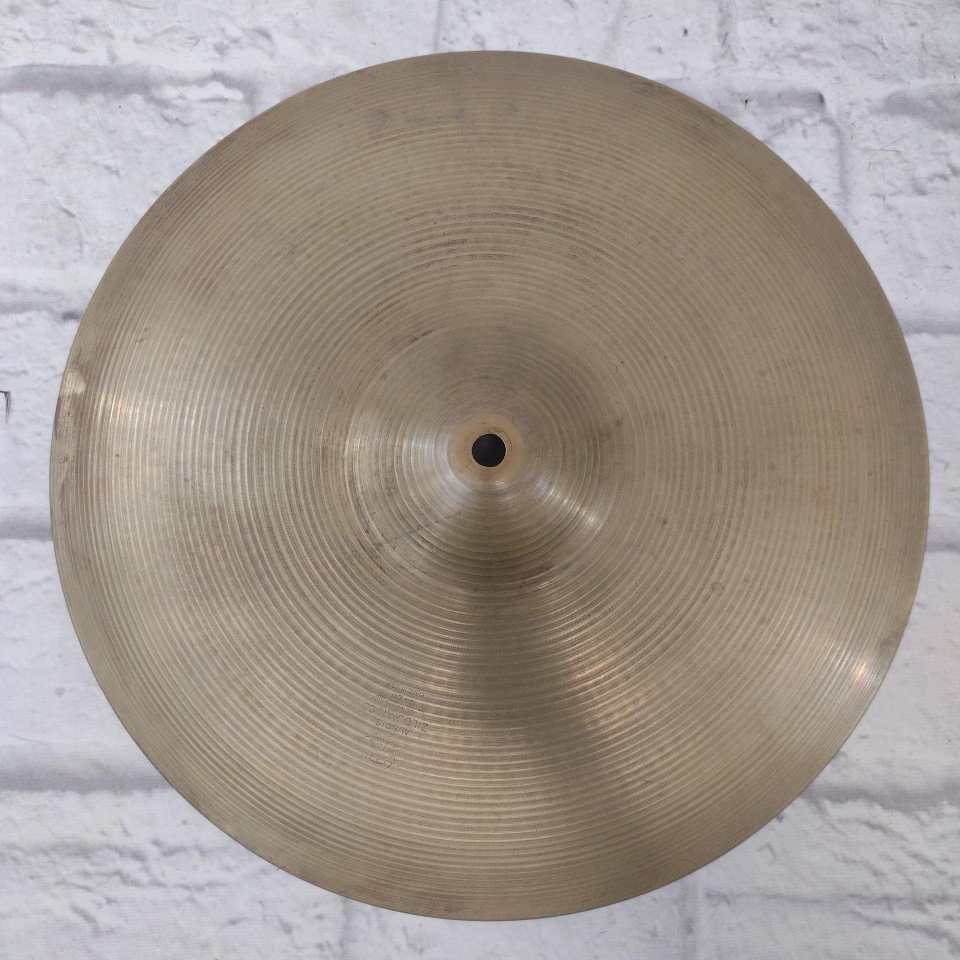 Zildjian Vintage 14 Hi Hat Cymbal Pair Late 60s