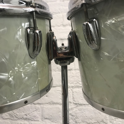 Vintage 1970 Slingerland WMP Concert Toms 10" 5 ply and 12" 3 ply