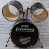 Ludwig Rocker Black 5 Piece Drum Kit