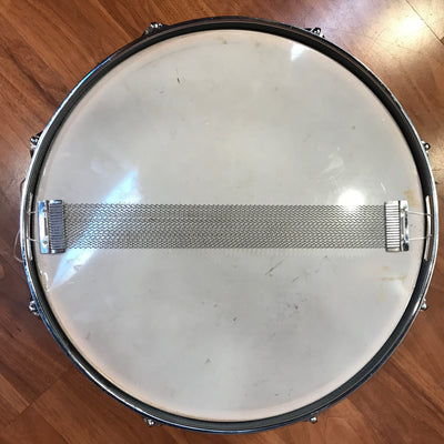 Rare 1960s Vintage Pearl 14x5.5 Maple 3Ply Snare Drum Black DIamond Finish