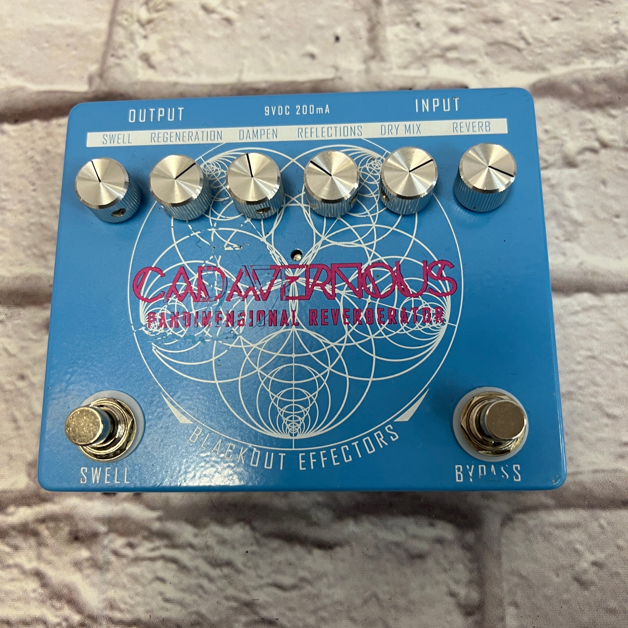 Blackout Effectors Cadavernous Pandimensional Reverb V1 Pedal