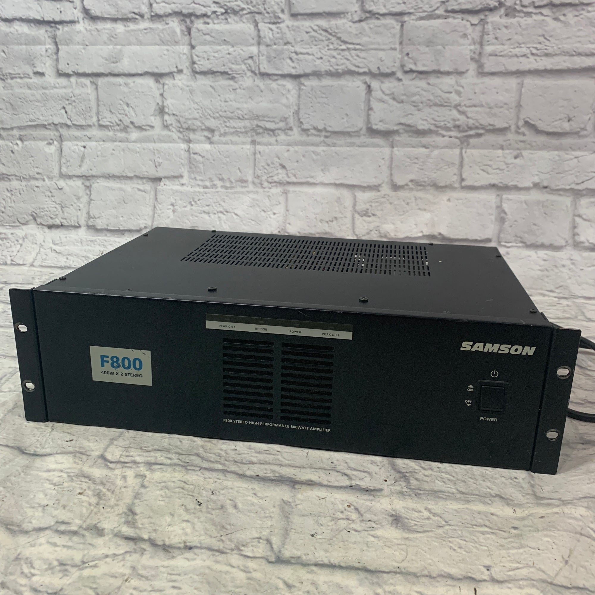 Samson F800 Power Amp
