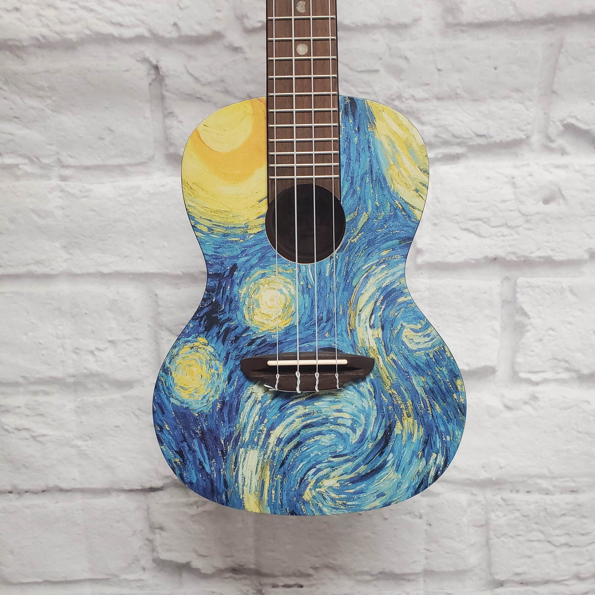 Luna Guitars Concert Ukulele Starry Night
