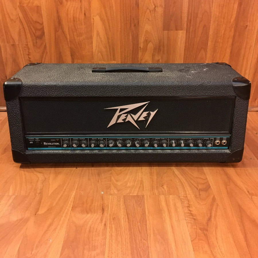 ** Peavey Revolution Black/Teal Amp Head